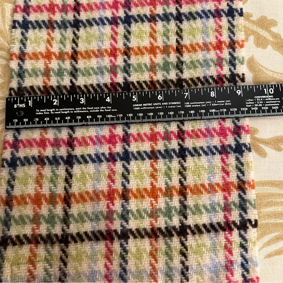 Coach Wool and Cashmere Blend Fringed Scarf - Picture 7 of 7